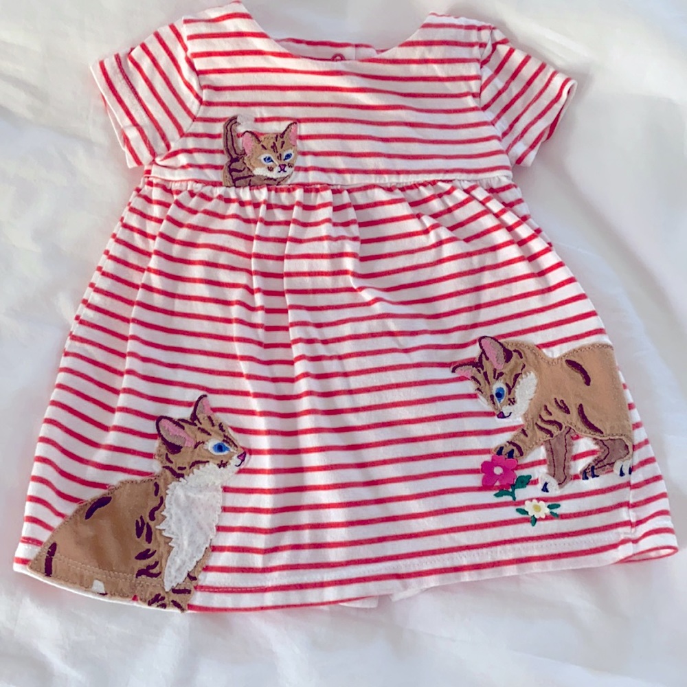 Baby Boden Kitten Dress